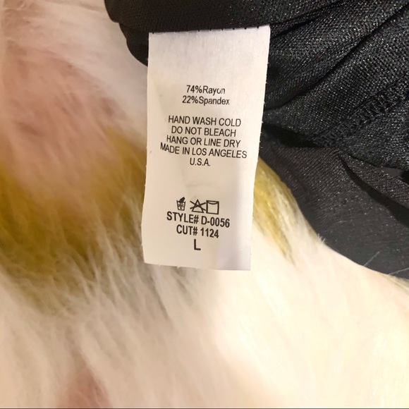 Lux LA Black Wired V Dress - Picture 5 of 5